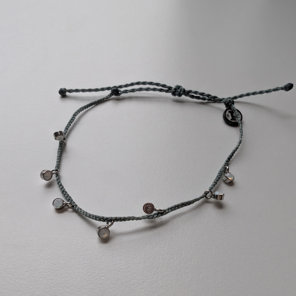 Pura vida opal anklet